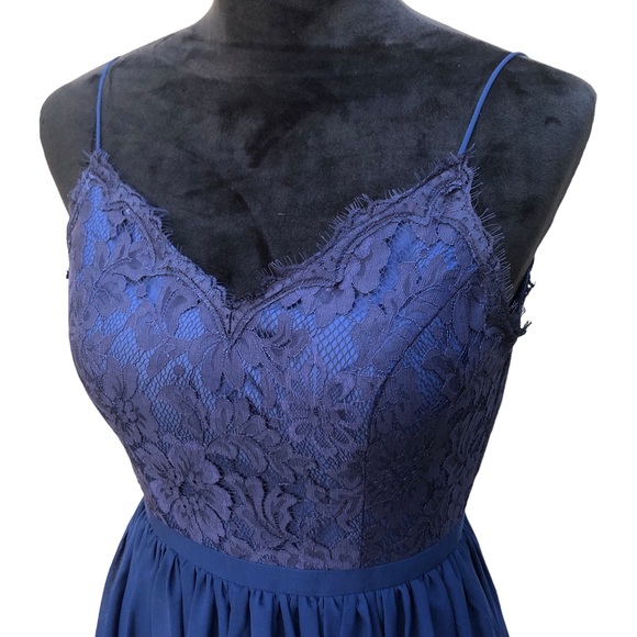 Weddington Way Navy Blue Formal Dress size 00 - Picture 7 of 13